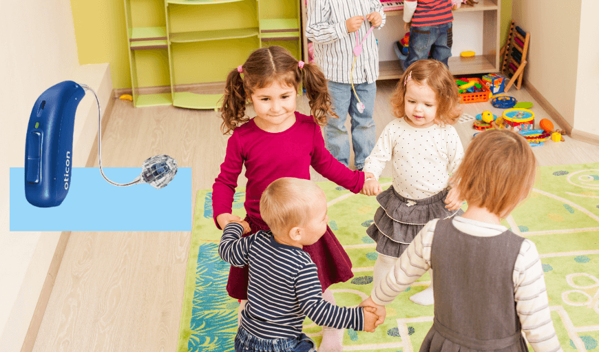 Audífonos recargables son aliados para los niños y padres